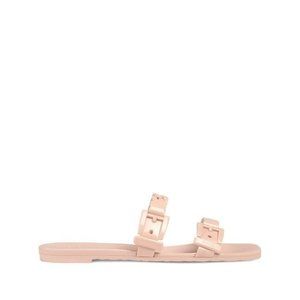 GUCCI Pink Rubber Slide Sandals Size EU:41